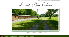 Desktop Screenshot of laurelruncabins.com