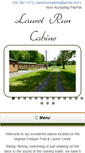 Mobile Screenshot of laurelruncabins.com